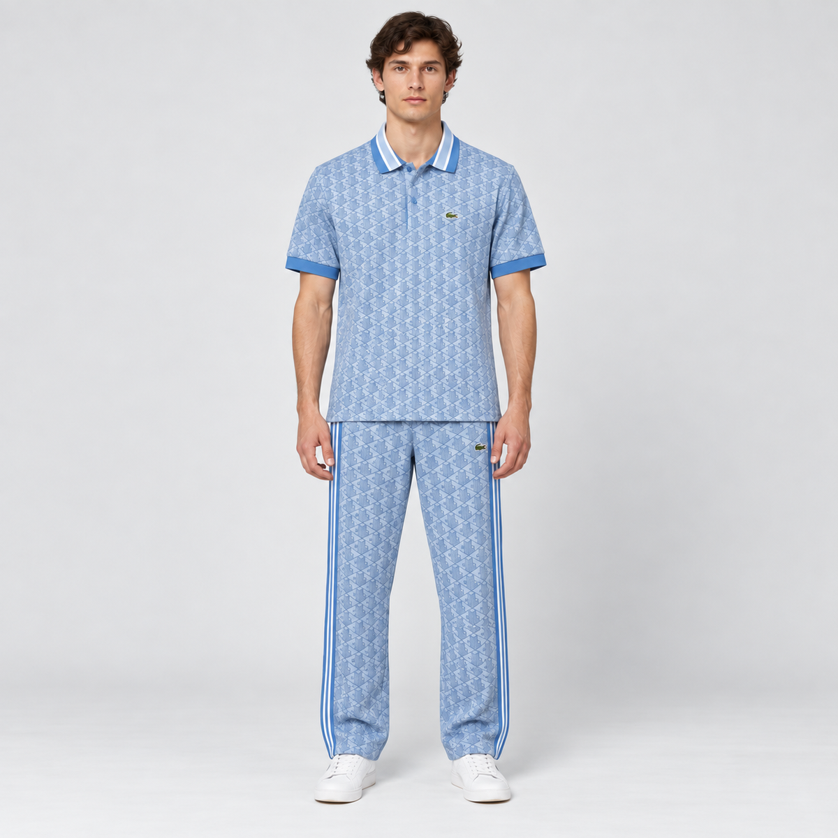 Completo Lacoste Monogram Uomo – Polo e Pantalone
