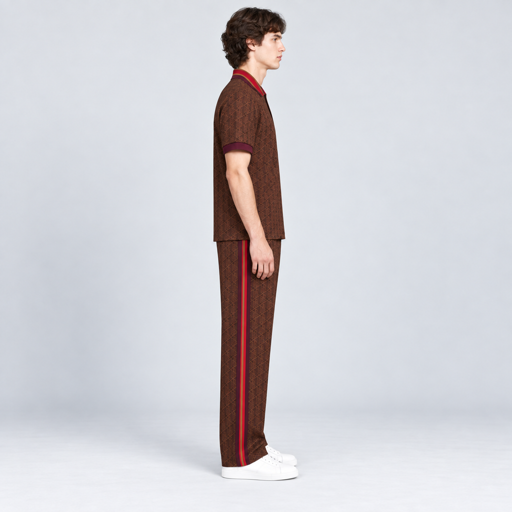 Completo Lacoste Monogram Uomo – Polo e Pantalone