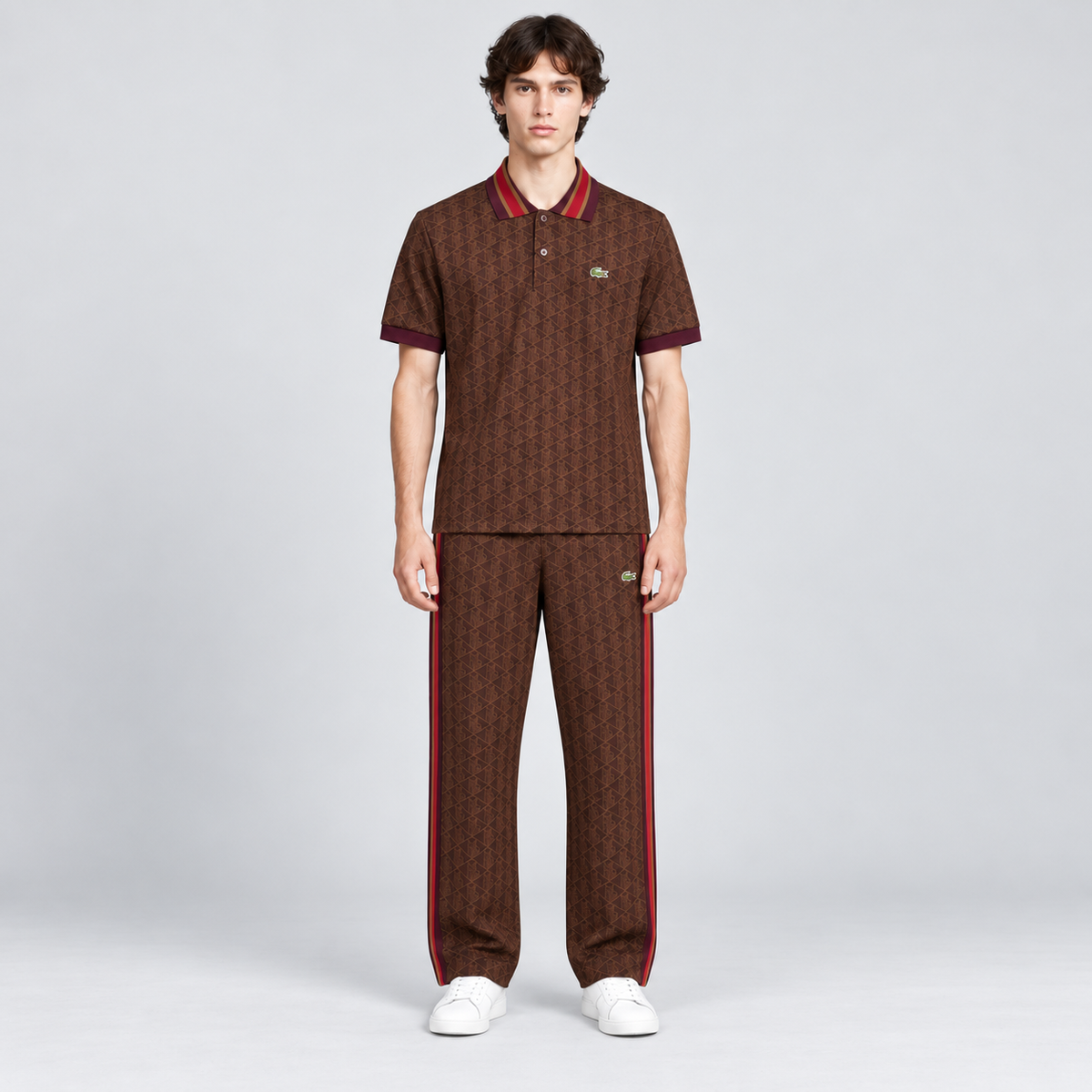 Completo Lacoste Monogram Uomo – Polo e Pantalone