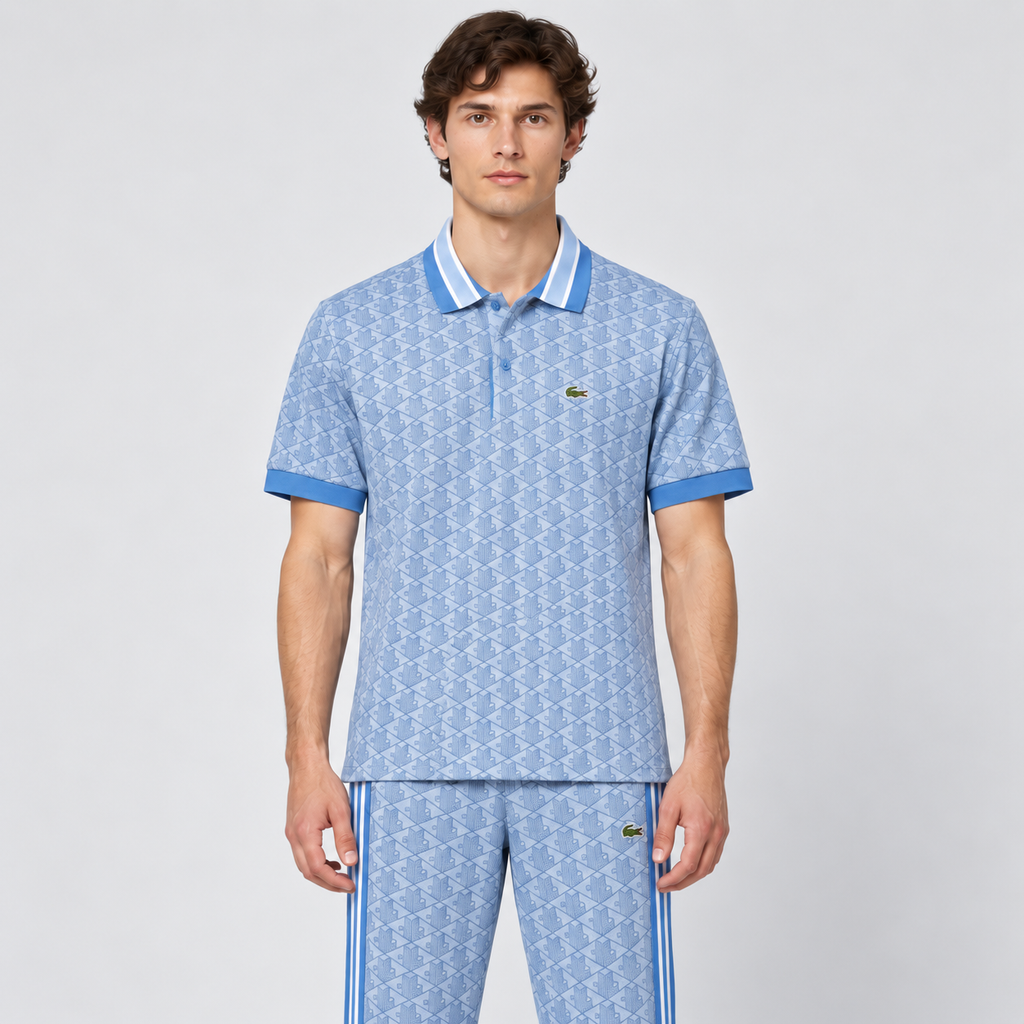 Completo Lacoste Monogram Uomo – Polo e Pantalone