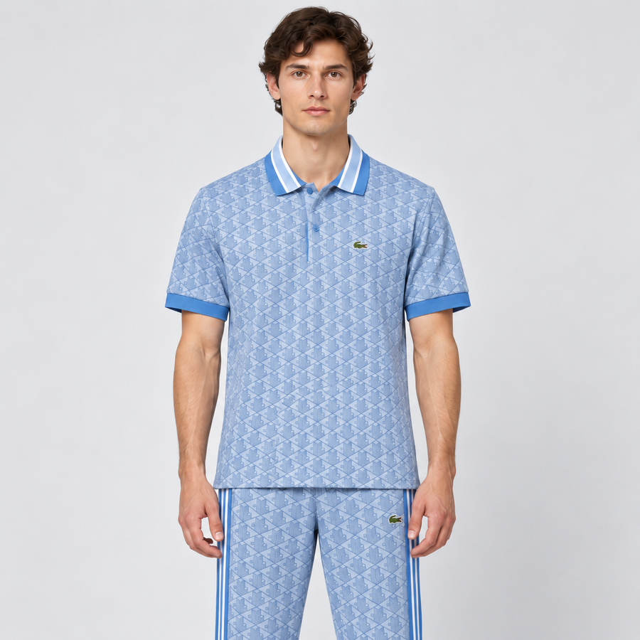 Completo Lacoste Monogram Uomo – Polo e Pantalone